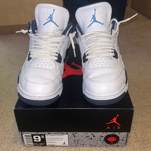 air jordan 4 retro ls legend blue